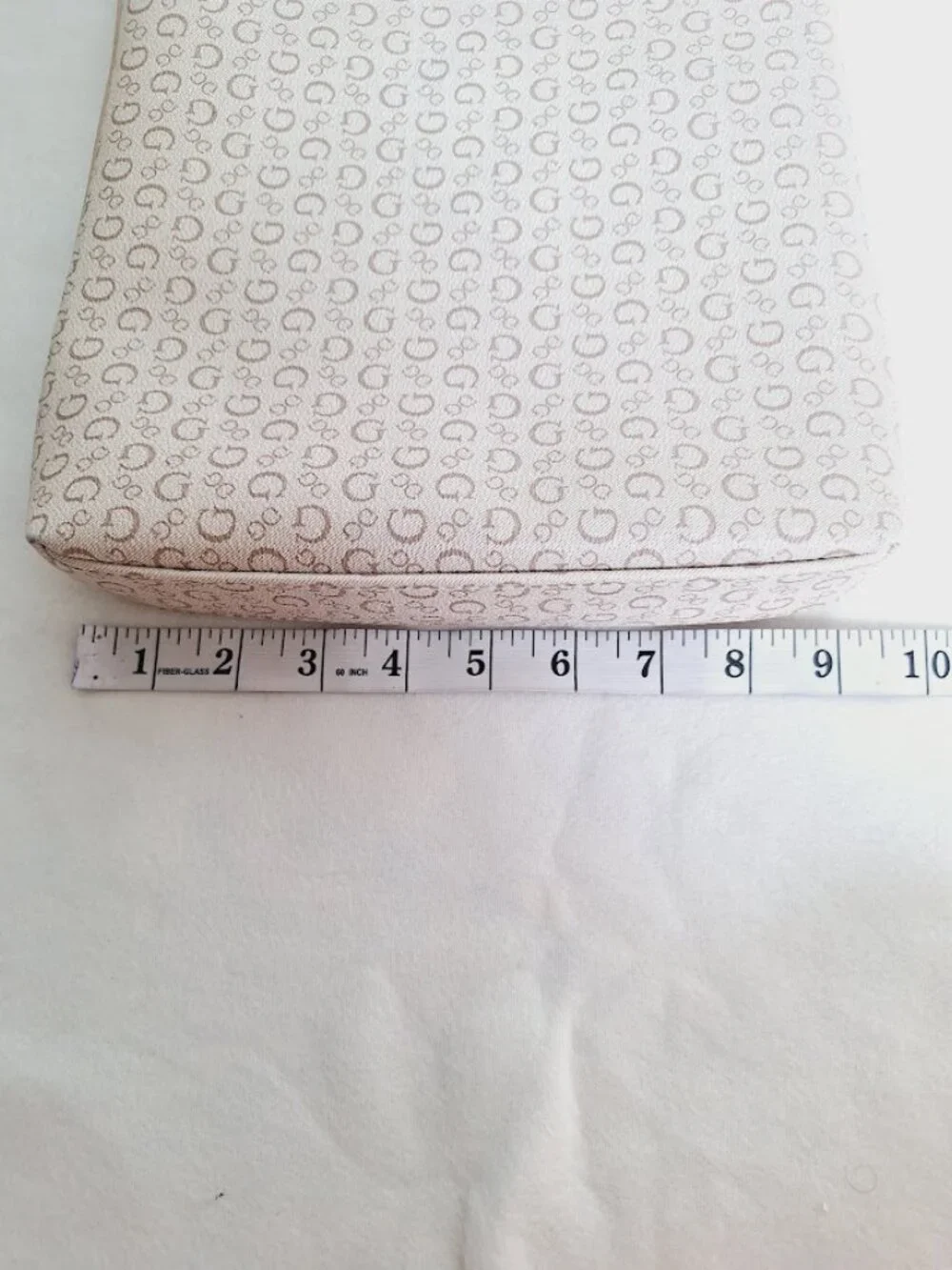 Guess Logo Crossbody Bag Cream Beige - Picture 8 of 9